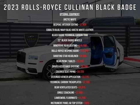 Used 2023 Rolls-Royce Cullinan Black Badge w/ Driver's Package image 5