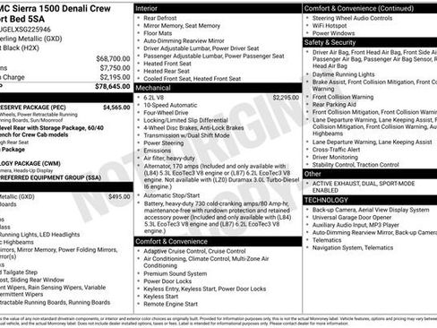 Certified 2025 GMC Sierra 1500 Denali w/ Denali Reserve Package image 6