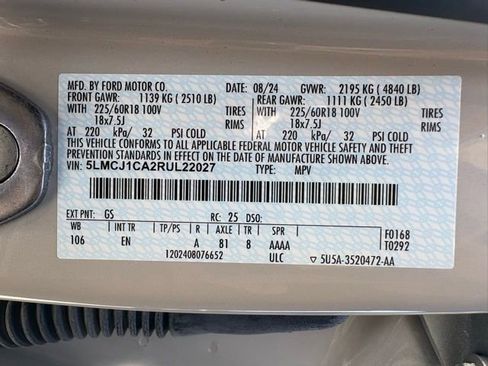 Used 2024 Lincoln Corsair FWD image 30