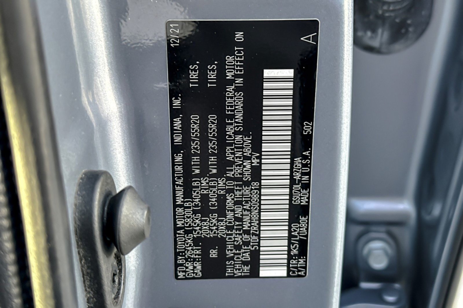 Certified 2022 Toyota Highlander Platinum FWD image 28