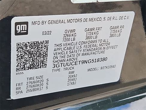 Certified 2022 GMC Sierra 1500 Elevation w/ X31 Off-Road Package image 38