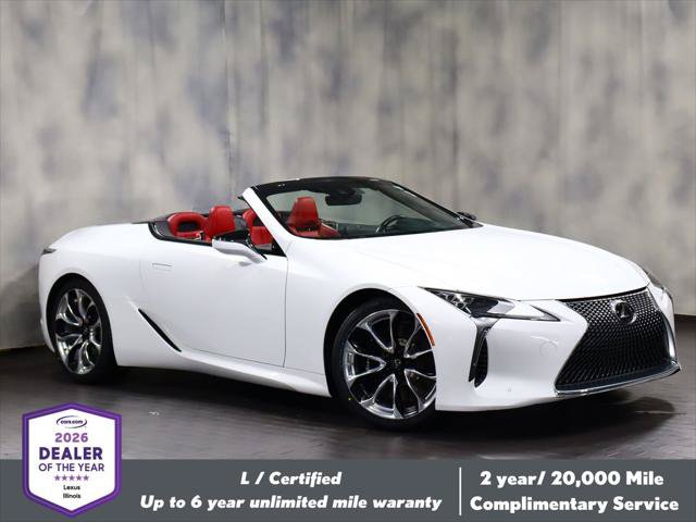 Certified 2021 Lexus LC 500 Convertible w/ Touring Package RWD image 1
