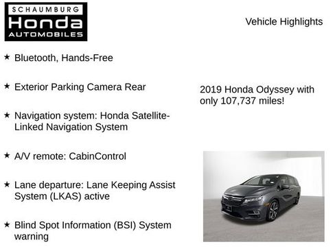 Used 2019 Honda Odyssey Elite image 7