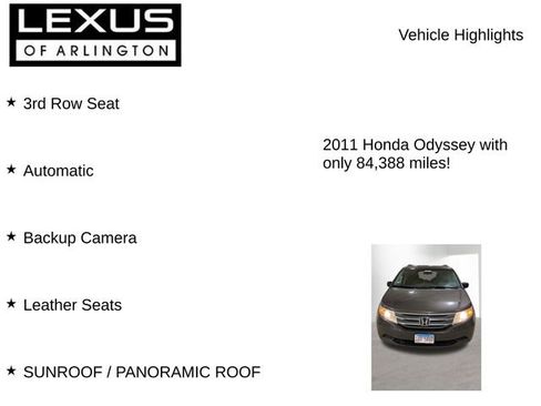 Used 2011 Honda Odyssey EX-L image 7