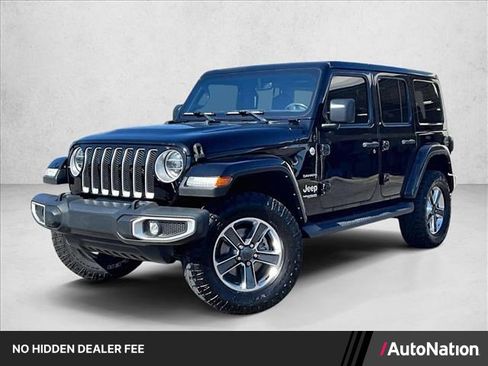 Used 2021 Jeep Wrangler Unlimited Sahara AWD/4WD image 1