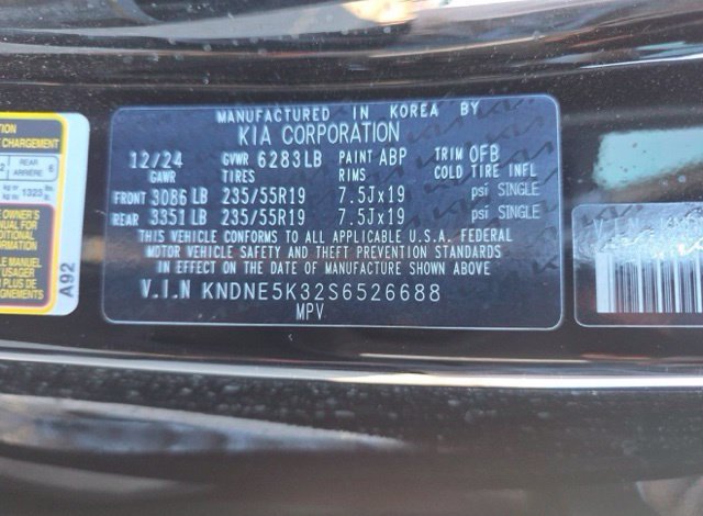 Certified 2025 Kia Carnival SX Prestige FWD image 16