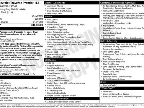 Used 2023 Chevrolet Traverse Premier FWD image 5