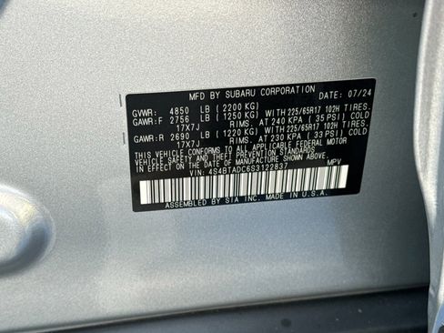 Certified 2025 Subaru Outback Premium image 32