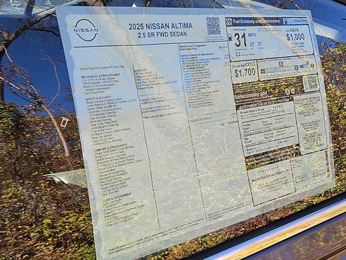 New 2025 Nissan Altima 2.5 SR image 21