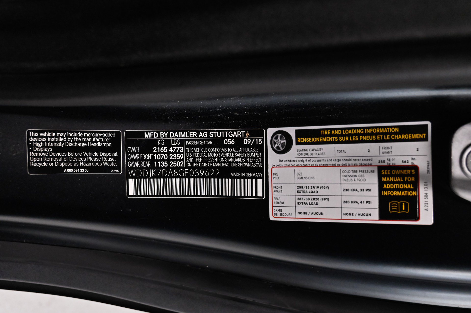 Used 2016 Mercedes-Benz SL 550 w/ Mille Miglia Edition image 10
