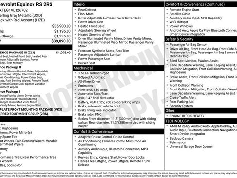 New 2027 Chevrolet Equinox RS w/ Convenience Package III AWD/4WD image 5