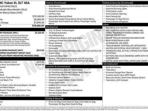 Certified 2023 GMC Yukon XL SLT w/ SLT Luxury Package image 58