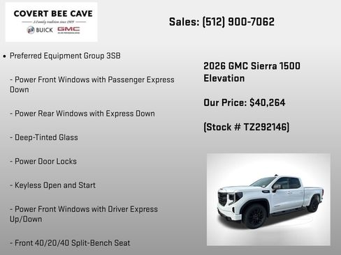 New 2026 GMC Sierra 1500 Elevation w/ Elevation Select Package image 6