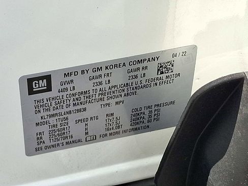 Used 2022 Chevrolet TrailBlazer LT w/ Convenience Package AWD/4WD image 26