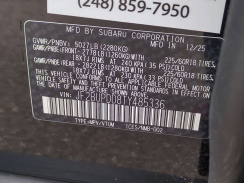 New 2026 Subaru Outback Limited image 36