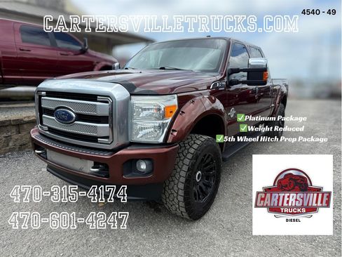 Used 2015 Ford F350 Platinum w/ Platinum Package AWD/4WD image 1