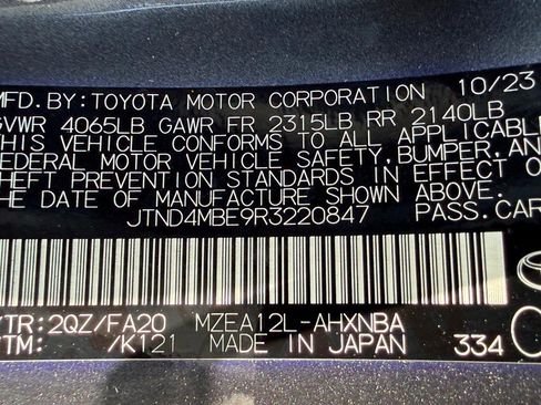 Certified 2024 Toyota Corolla SE FWD image 24
