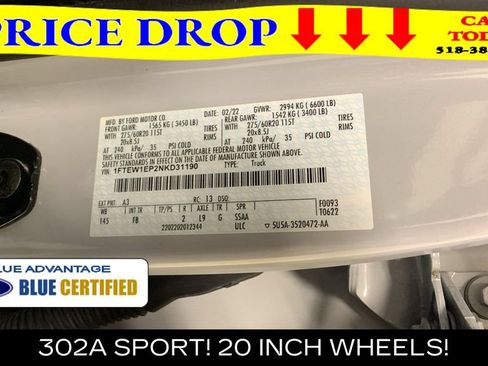Certified 2022 Ford F150 XLT w/ Equipment Group 302A High AWD/4WD image 48