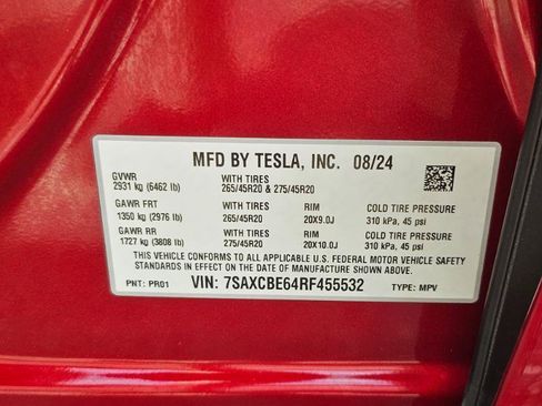 Used 2024 Tesla Model X Plaid AWD/4WD image 38