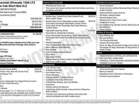 Used 2014 Chevrolet Silverado 1500 LTZ Z71 w/ LTZ Plus Package AWD/4WD image 2