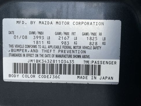 Used 2008 MAZDA MAZDA3 s Touring FWD image 26