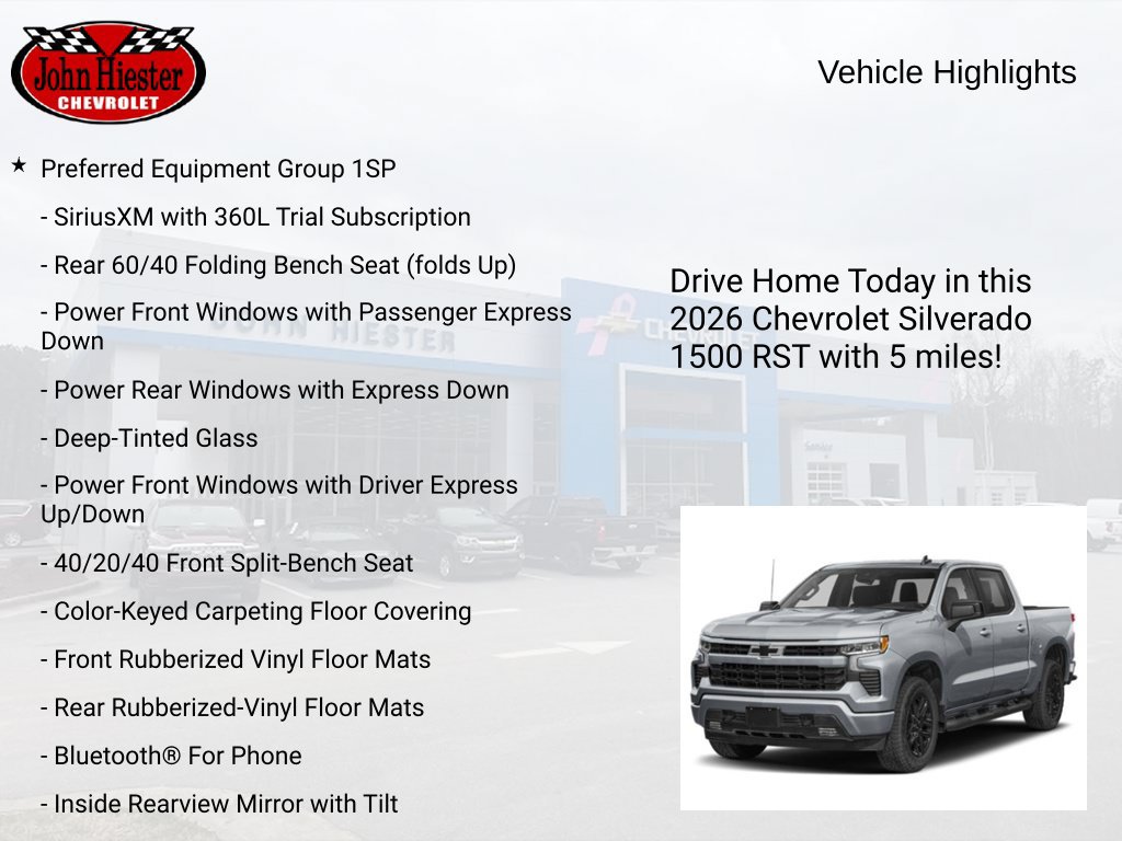 New 2026 Chevrolet Silverado 1500 RST w/ All Star Edition Plus AWD/4WD image 3