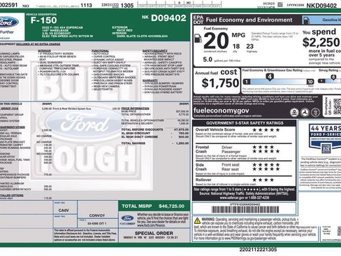 Used 2022 Ford F150 XL w/ Equipment Group 101A High AWD/4WD image 17