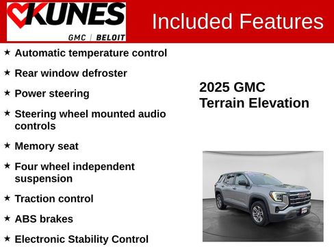 Used 2025 GMC Terrain Elevation AWD/4WD image 3