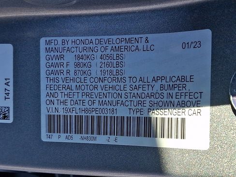 Used 2023 Honda Civic Sport Touring image 29