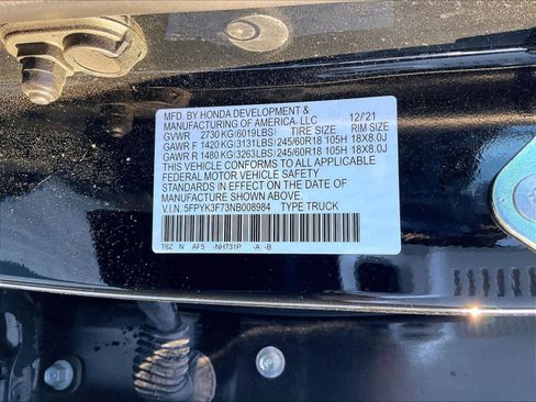 Used 2022 Honda Ridgeline RTL-E image 32