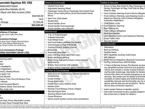 Used 2024 Chevrolet Equinox RS FWD image 26