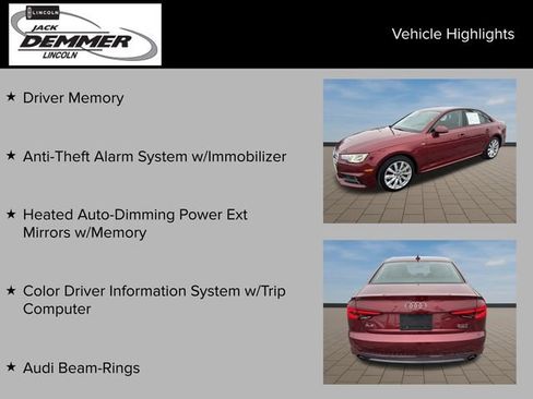 Used 2018 Audi A4 2.0T Premium w/ Convenience Package image 24