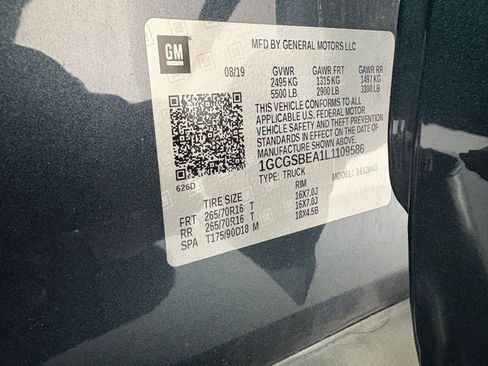 Used 2020 Chevrolet Colorado W/T w/ WT Convenience Package image 29