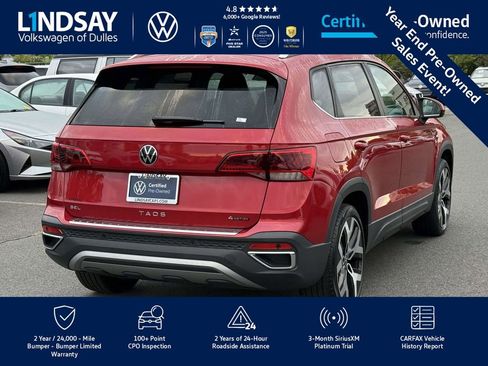 Certified 2022 Volkswagen Taos SEL w/ Panoramic Sunroof Package image 8