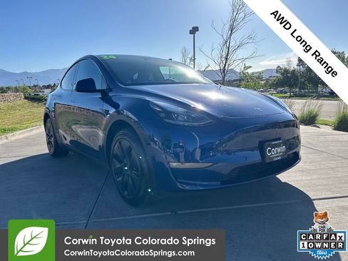 Used 2024 Tesla Model Y Long Range AWD/4WD image 1