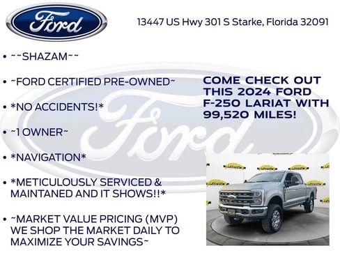 Certified 2024 Ford F250 Lariat w/ Lariat Ultimate Package AWD/4WD image 6