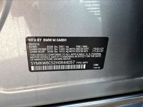 Used 2017 BMW X6 M AWD/4WD image 9