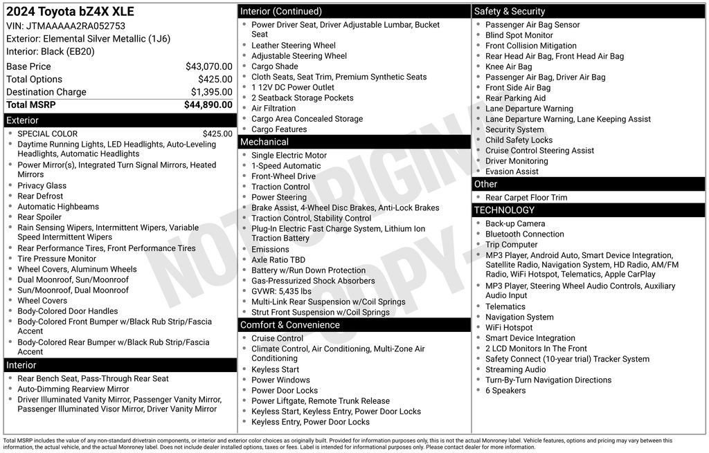 Used 2024 Toyota bZ4X FWD image 17