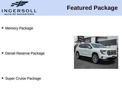 Used 2024 GMC Acadia Denali w/ Super Cruise Package image 8
