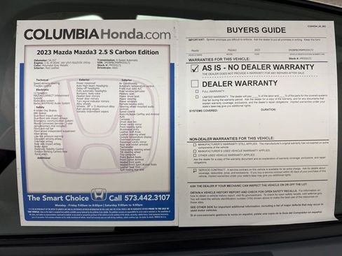 Used 2023 MAZDA MAZDA3 s image 36