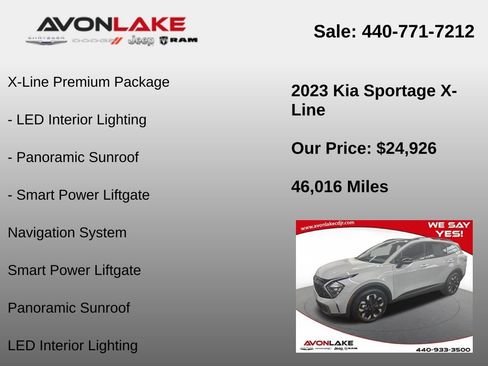 Used 2023 Kia Sportage X-Line w/ X-Line Premium Package image 6