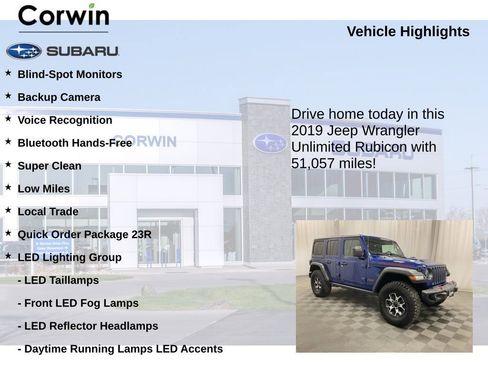 Used 2019 Jeep Wrangler Unlimited Rubicon image 6