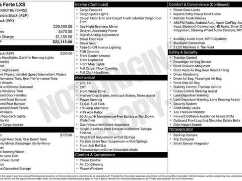 Certified 2024 Kia Forte LXS FWD image 29