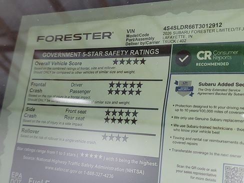 New 2026 Subaru Forester Limited image 14