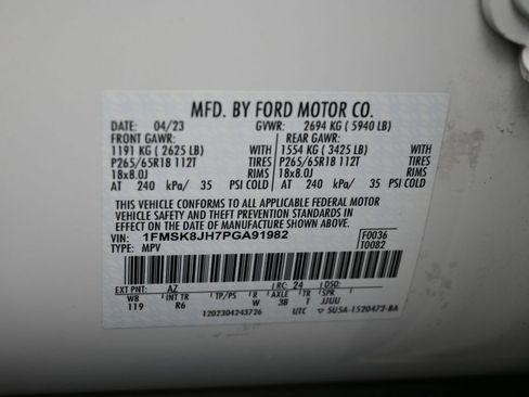 Used 2023 Ford Explorer Timberline w/ Timberline Technology Package image 25