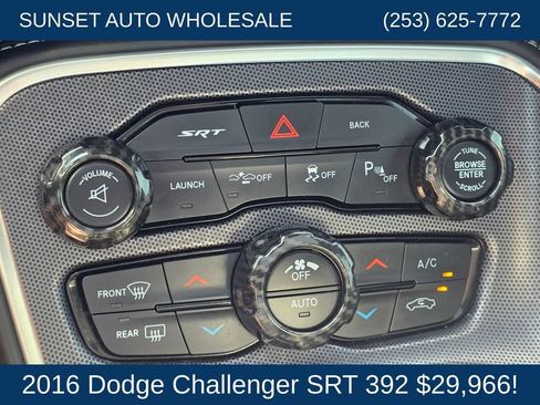 Used 2016 Dodge Challenger SRT w/ Technology Group RWD image 39