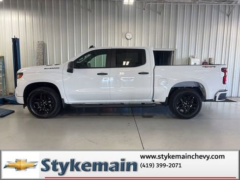 New 2026 Chevrolet Silverado 1500 Custom w/ Turbomax Blackout Package AWD/4WD image 3