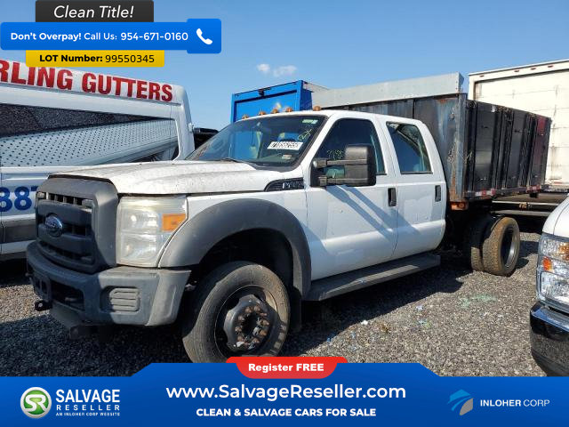 Used 2015 Ford F450 XL w/ Snow Plow Prep Package RWD image 1