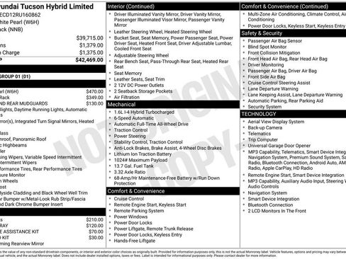 Used 2024 Hyundai Tucson Limited AWD/4WD image 2
