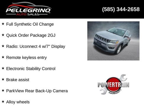 Used 2019 Jeep Compass Latitude AWD/4WD image 2